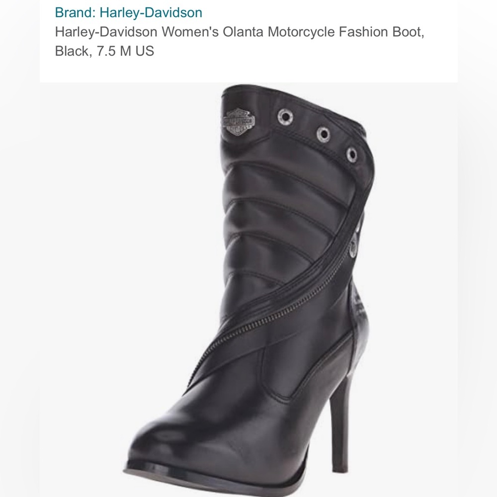Harly  Davidson High Heeled Booties